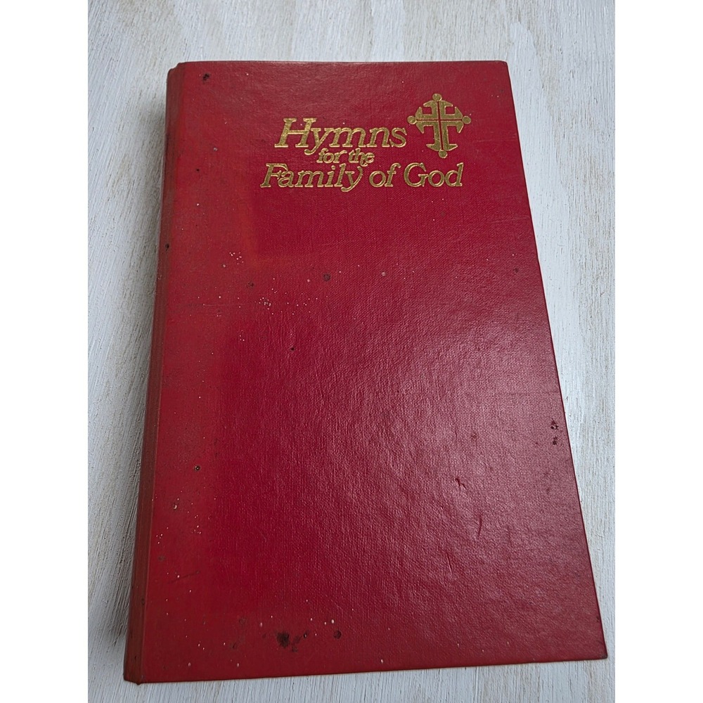 Hymns for the Family of God Red Hardcover Songbook 1976 Brentwood-Benson Vintage